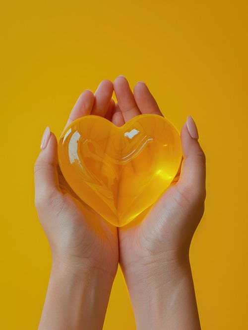 person-is-holding-heartshaped-ob